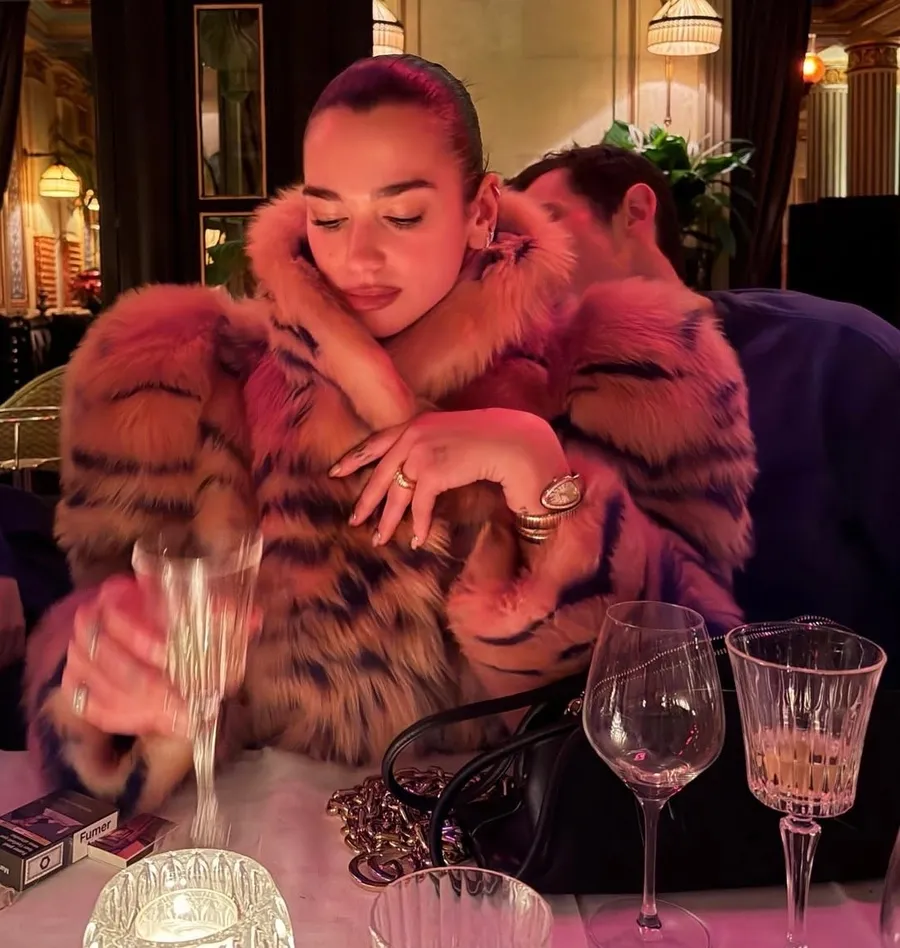 Dua Lipa's Gucci Shearling Coat